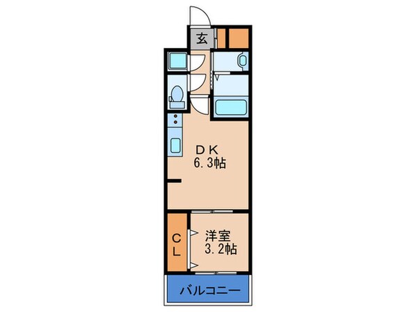 Laule`a十三の物件間取画像